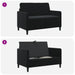 Sofa cu Spațiu de Depozitare Negru 122 x 78 x 87 cm Poliester - WALTI WALTI