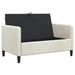Sofa cu Spațiu de Depozitare Crem 122 x 78 x 87 cm Poliester - WALTI WALTI