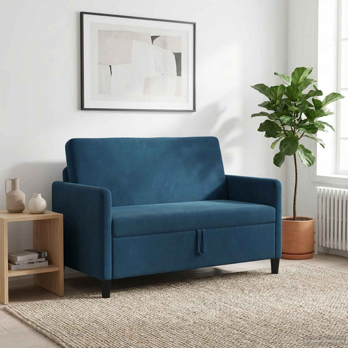 Sofa cu Spațiu de Depozitare albastru 122 x 78 x 87 cm - WALTI WALTI