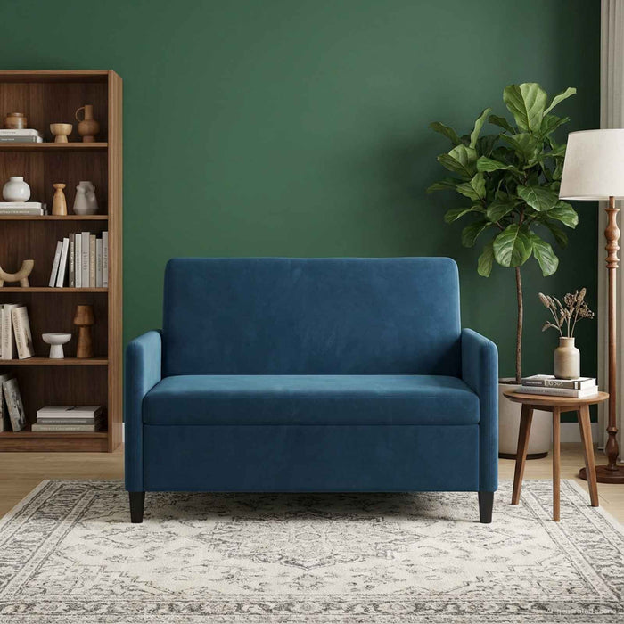 Sofa cu Spațiu de Depozitare albastru 122 x 78 x 87 cm - WALTI WALTI
