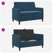 Sofa cu Spațiu de Depozitare albastru 122 x 78 x 87 cm - WALTI WALTI
