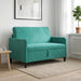 Sofa cu Spațiu de Depozitare Turcoaz 122 x 78 x 87 cm Poliester - WALTI WALTI