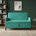 Sofa cu Spațiu de Depozitare Turcoaz 122 x 78 x 87 cm Poliester - WALTI WALTI