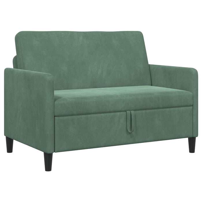 Sofa cu Spațiu de Depozitare Verde Mării 122 x 78 x 87 cm WALTI
