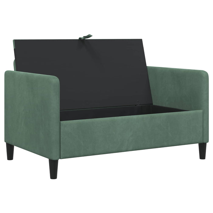 Sofa cu Spațiu de Depozitare Verde Mării 122 x 78 x 87 cm WALTI
