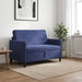 Sofa cu Spațiu de Depozitare Albastru Poliție 122 x 78 x 87 cm - WALTI WALTI