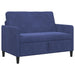 Sofa cu Spațiu de Depozitare Albastru Poliție 122 x 78 x 87 cm - WALTI WALTI