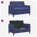 Sofa cu Spațiu de Depozitare Albastru Poliție 122 x 78 x 87 cm - WALTI WALTI