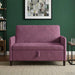 Sofa cu Spațiu de Depozitare Violet 122 x 78 x 87 cm Poliester - WALTI WALTI