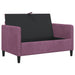 Sofa cu Spațiu de Depozitare Violet 122 x 78 x 87 cm Poliester - WALTI WALTI