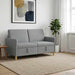 Sofa cu Spațiu de Depozitare Gri deschis 152 x 78 x 87 cm - WALTI WALTI