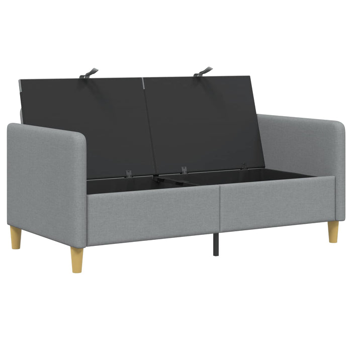 Sofa cu Spațiu de Depozitare Gri deschis 152 x 78 x 87 cm - WALTI WALTI