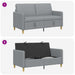 Sofa cu Spațiu de Depozitare Gri deschis 152 x 78 x 87 cm - WALTI WALTI