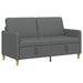 Sofa cu Spațiu de Depozitare Gri închis 152 x 78 x 87 cm - WALTI WALTI
