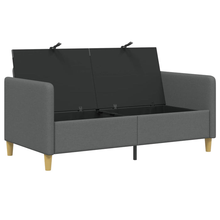 Sofa cu Spațiu de Depozitare Gri închis 152 x 78 x 87 cm - WALTI WALTI