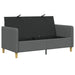 Sofa cu Spațiu de Depozitare Gri închis 152 x 78 x 87 cm - WALTI WALTI