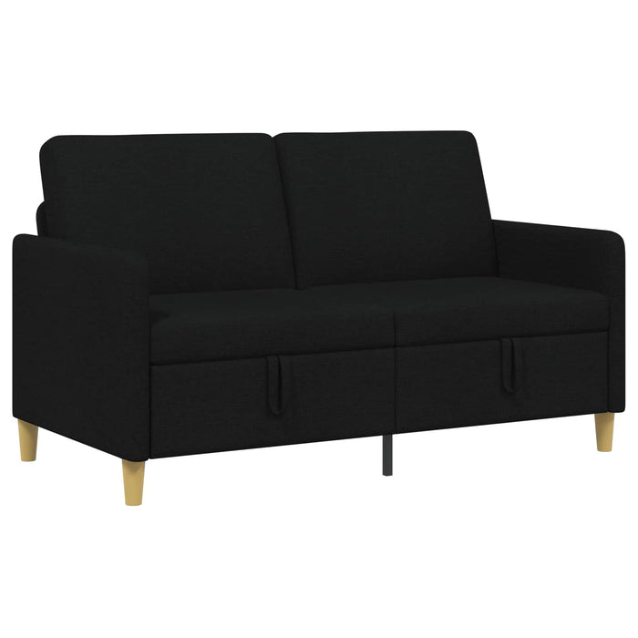 Sofa cu Spațiu de Depozitare Negru 152 x 78 x 87 cm Poliester - WALTI WALTI