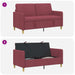 Sofa cu Spațiu de Depozitare Roșu Vin 152 x 78 x 87 cm - WALTI WALTI