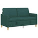 Sofa cu Spațiu de Depozitare Verde închis 152 x 78 x 87 cm - WALTI WALTI