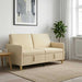 Sofa cu Spațiu de Depozitare Crem 152 x 78 x 87 cm Poliester - WALTI WALTI