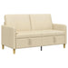Sofa cu Spațiu de Depozitare Crem 152 x 78 x 87 cm Poliester - WALTI WALTI