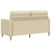 Sofa cu Spațiu de Depozitare Crem 152 x 78 x 87 cm Poliester - WALTI WALTI