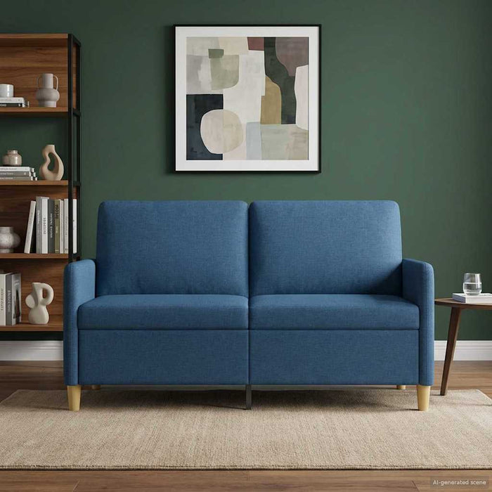 Sofa cu Spațiu de Depozitare albastru 152 x 78 x 87 cm - WALTI WALTI