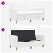 Sofa cu Spațiu de Depozitare Alb 152 x 78 x 87 cm Poliester - WALTI WALTI