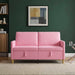 Sofa cu Spațiu de Depozitare Roz 152 x 78 x 87 cm Poliester - WALTI WALTI