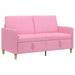 Sofa cu Spațiu de Depozitare Roz 152 x 78 x 87 cm Poliester - WALTI WALTI