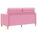 Sofa cu Spațiu de Depozitare Roz 152 x 78 x 87 cm Poliester - WALTI WALTI