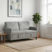 Sofa cu Spațiu de Depozitare Gri deschis 152 x 78 x 87 cm - WALTI WALTI