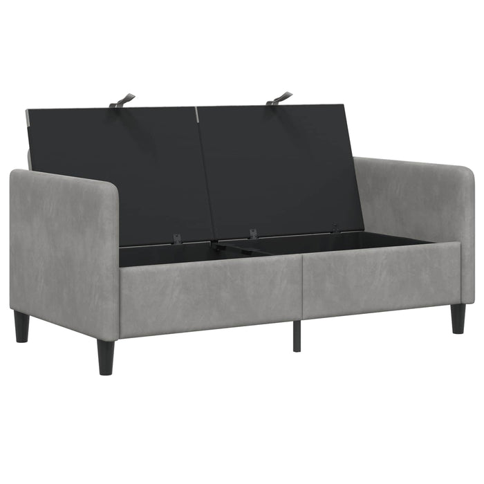 Sofa cu Spațiu de Depozitare Gri deschis 152 x 78 x 87 cm - WALTI WALTI
