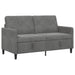 Sofa cu Spațiu de Depozitare Gri închis 152 x 78 x 87 cm - WALTI WALTI