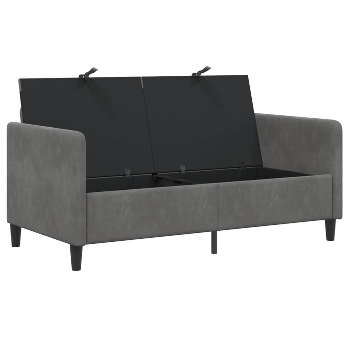 Sofa cu Spațiu de Depozitare Gri închis 152 x 78 x 87 cm - WALTI WALTI
