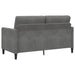 Sofa cu Spațiu de Depozitare Gri închis 152 x 78 x 87 cm - WALTI WALTI