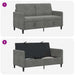 Sofa cu Spațiu de Depozitare Gri închis 152 x 78 x 87 cm - WALTI WALTI