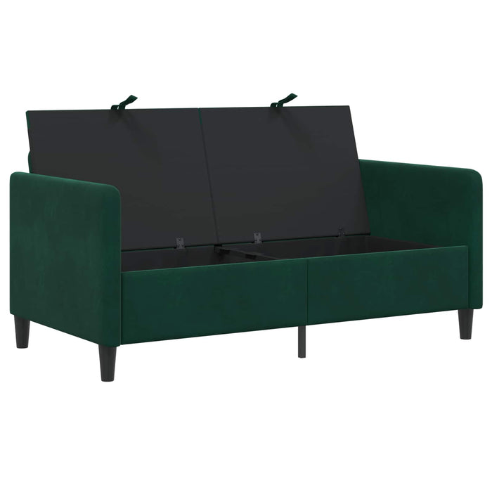Sofa cu Spațiu de Depozitare Verde închis 152 x 78 x 87 cm - WALTI WALTI