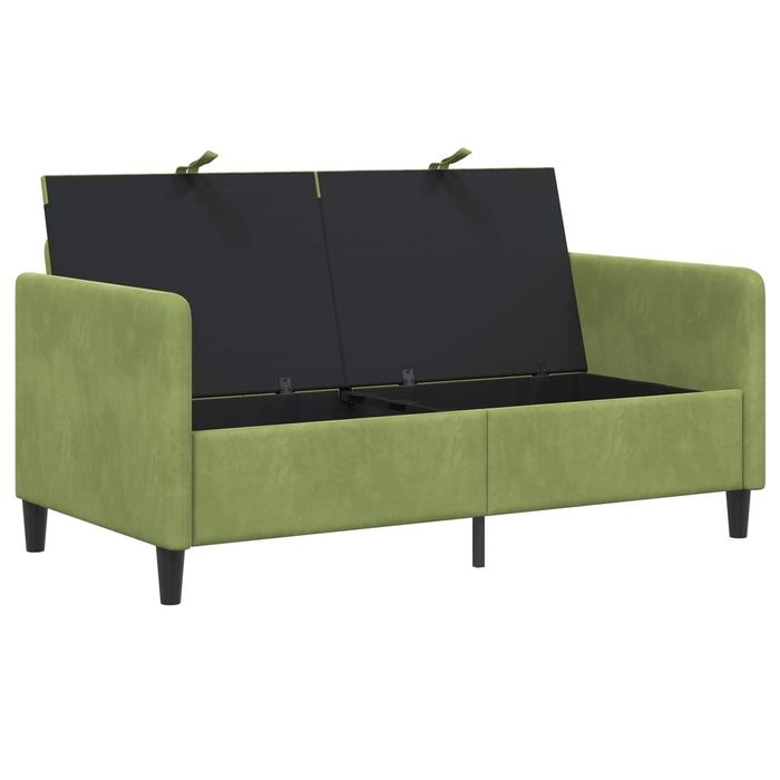 Sofa cu Spațiu de Depozitare Verde deschis 152 x 78 x 87 cm - WALTI WALTI