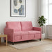 Sofa cu Spațiu de Depozitare Roz 152 x 78 x 87 cm Poliester - WALTI WALTI