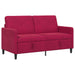 Sofa cu Spațiu de Depozitare Roșu Vin 152 x 78 x 87 cm - WALTI WALTI