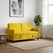 Sofa cu Spațiu de Depozitare Galben 152 x 78 x 87 cm Poliester - WALTI WALTI