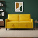 Sofa cu Spațiu de Depozitare Galben 152 x 78 x 87 cm Poliester - WALTI WALTI