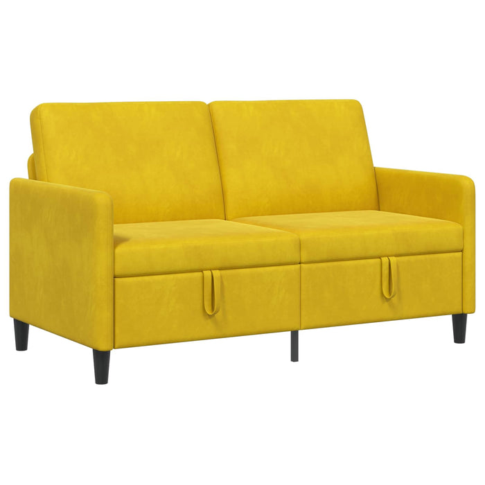 Sofa cu Spațiu de Depozitare Galben 152 x 78 x 87 cm Poliester - WALTI WALTI