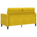 Sofa cu Spațiu de Depozitare Galben 152 x 78 x 87 cm Poliester - WALTI WALTI