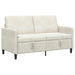 Sofa cu Spațiu de Depozitare Crem 152 x 78 x 87 cm Poliester - WALTI WALTI