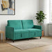 Sofa cu Spațiu de Depozitare Turcoaz 152 x 78 x 87 cm Poliester - WALTI WALTI