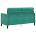 Sofa cu Spațiu de Depozitare Turcoaz 152 x 78 x 87 cm Poliester - WALTI WALTI