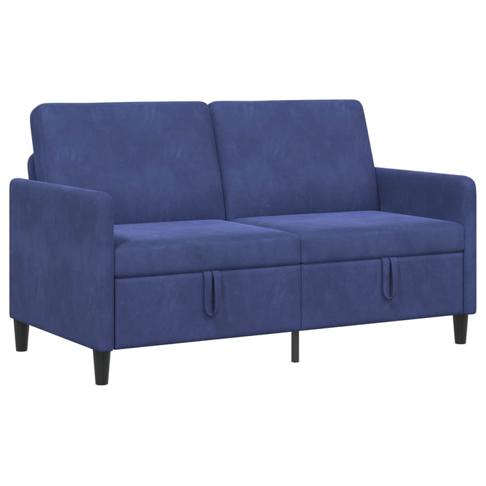 Sofa cu Spațiu de Depozitare Albastru Poliție 152 x 78 x 87 cm WALTI