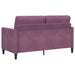 Sofa cu Spațiu de Depozitare Violet 152 x 78 x 87 cm Poliester - WALTI WALTI